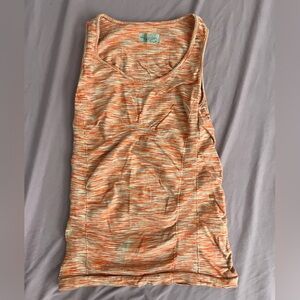Athleta Women's Speedlight XSmall Seamless Tank Top Orange
